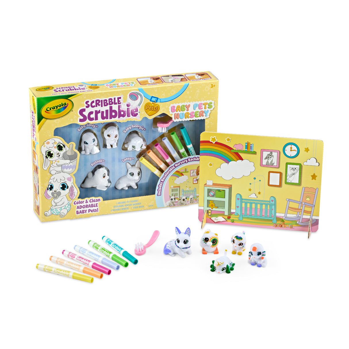 Crayola Scribble Scrubbie Baby Pets Nursery