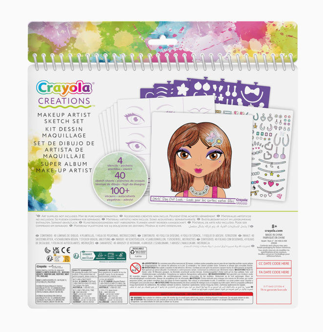 Crayola Creations Make-Up Sketch Set