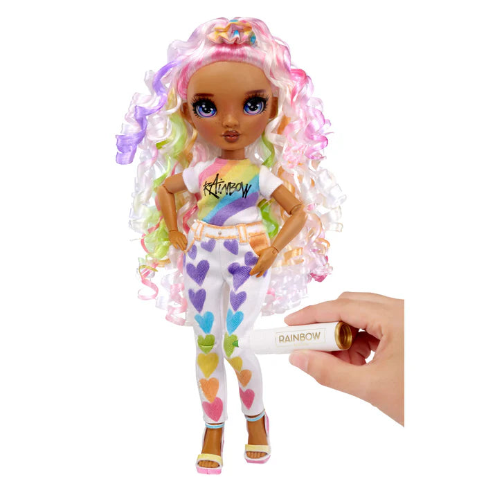 Rainbow High Color & Create Fashion Doll Purple Eyes