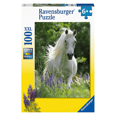 Ravensburger Horse In Flowers Jigsaw Puzzle (100 pieces)