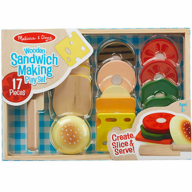 Melissa & Doug Sandwich Making Play Set