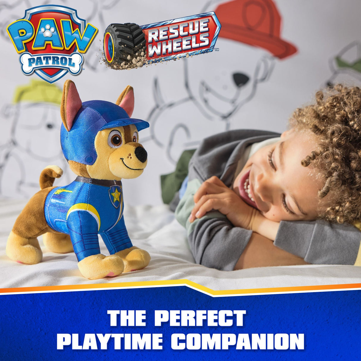 PAW Patrol Rescue Wheels Plush Chase (8-inch)