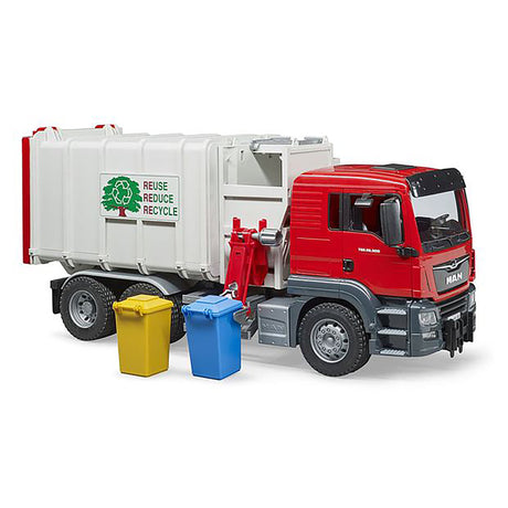 Bruder 1/16 MAN TGS Side Loading Garbage Truck