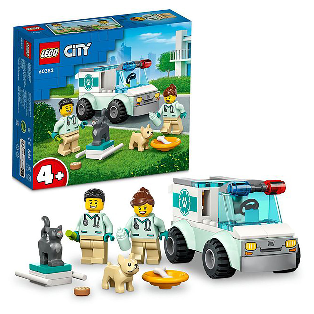 LEGO City Vet Van Rescue 60382 (58 pieces)