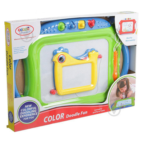 First Classroom Magnetic Color Doodle Fun Drawing Board Green