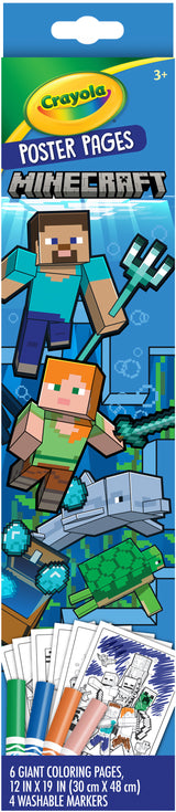 Crayola Poster Pages - Minecraft