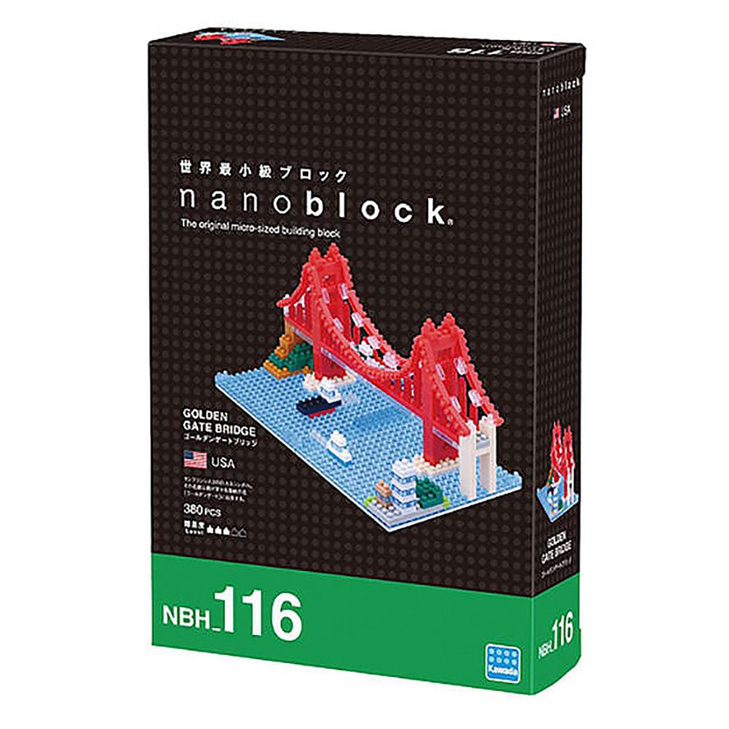 nanoblock Golden Gate Bridge (380 pieces)