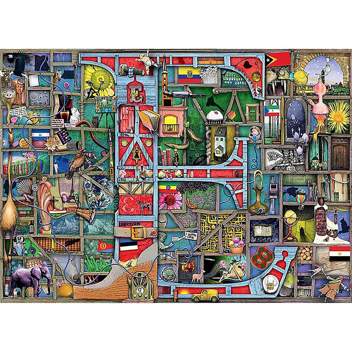 Ravensburger Colin Thompson Awesome Alphabet E Jigsaw Puzzle (1000 pieces)