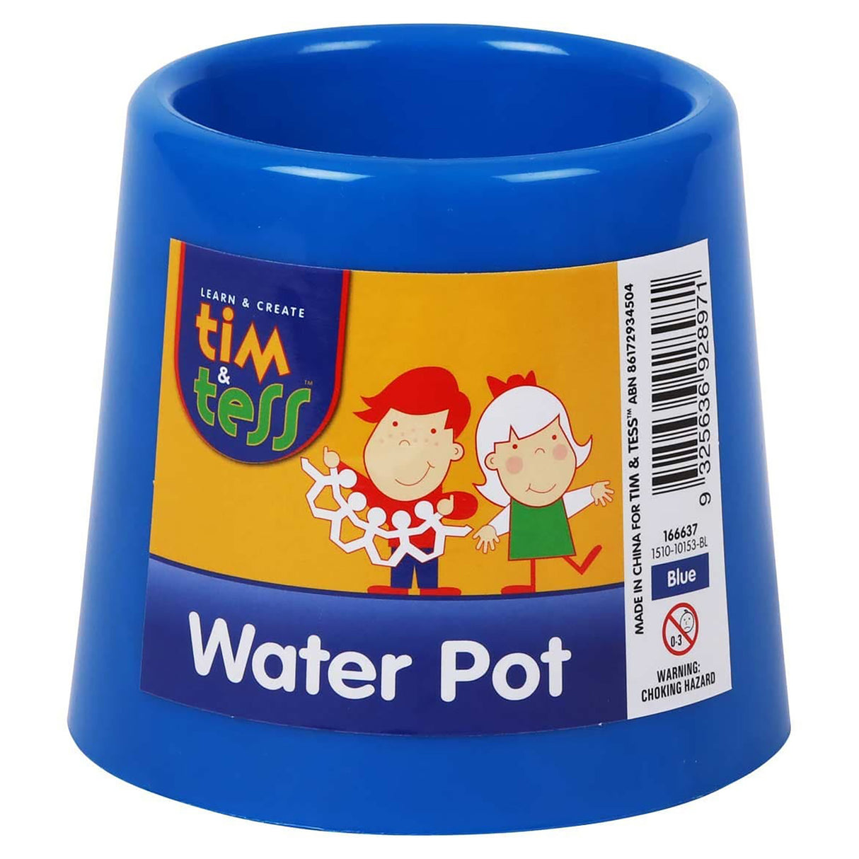 Tim & Tess Water Pot 3.5 X 4.5 X 3.35mm Blue