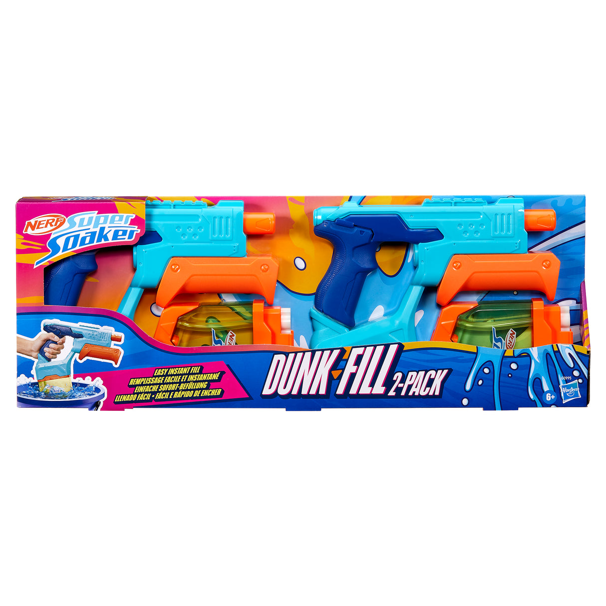 Nerf Super Soaker Dunk Fill 2 Pk