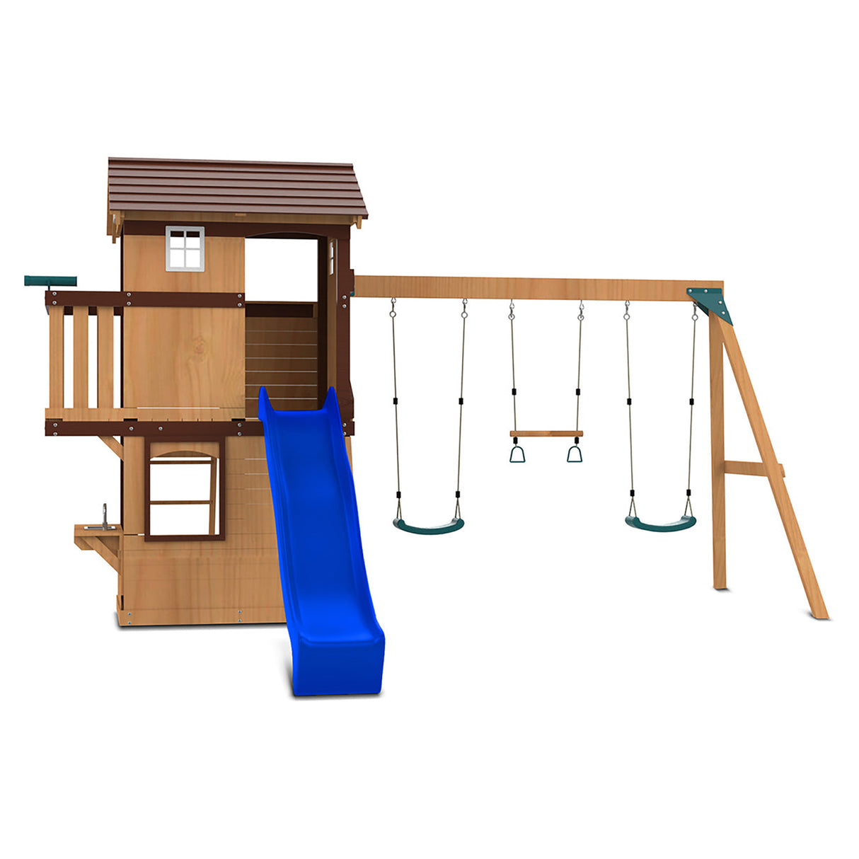 Lifespan Kids Darlington Play Centre Set with 2.2m Blue Slide