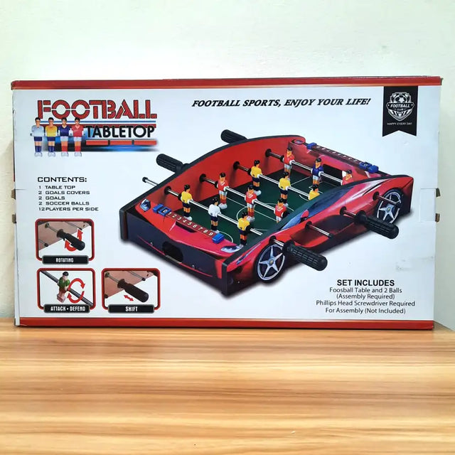 Tabletop Football Car Shaped Foosball Game