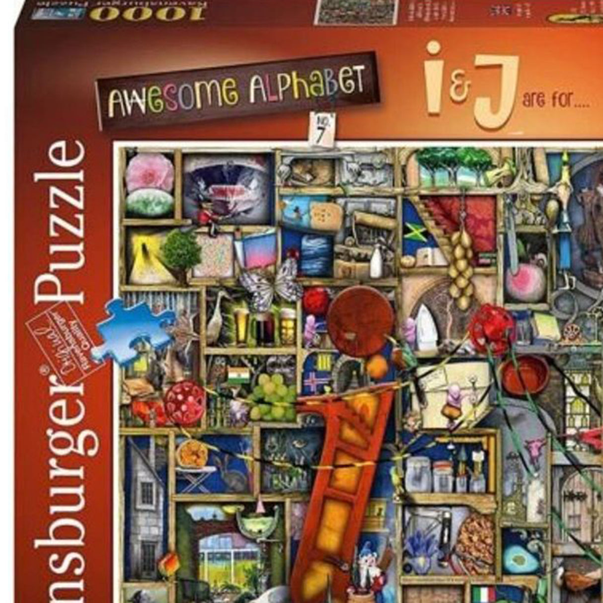 Ravensburger Awesome Alphabet I & J Puzzle (1000 pieces)