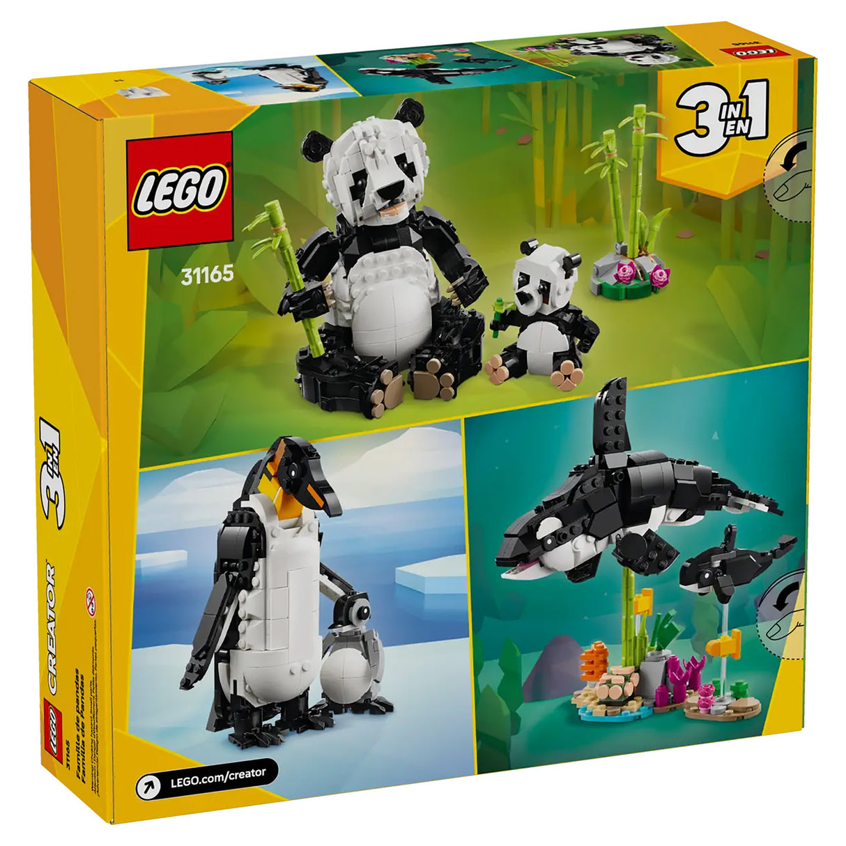 LEGO Creator Wild Animals Panda Family 31165