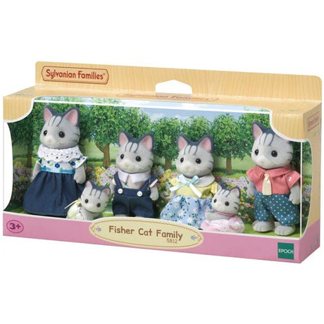 Sylvanian Families Fisher Cat Family of 6