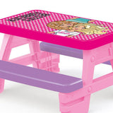 Barbie Kids Pink Picnic Table