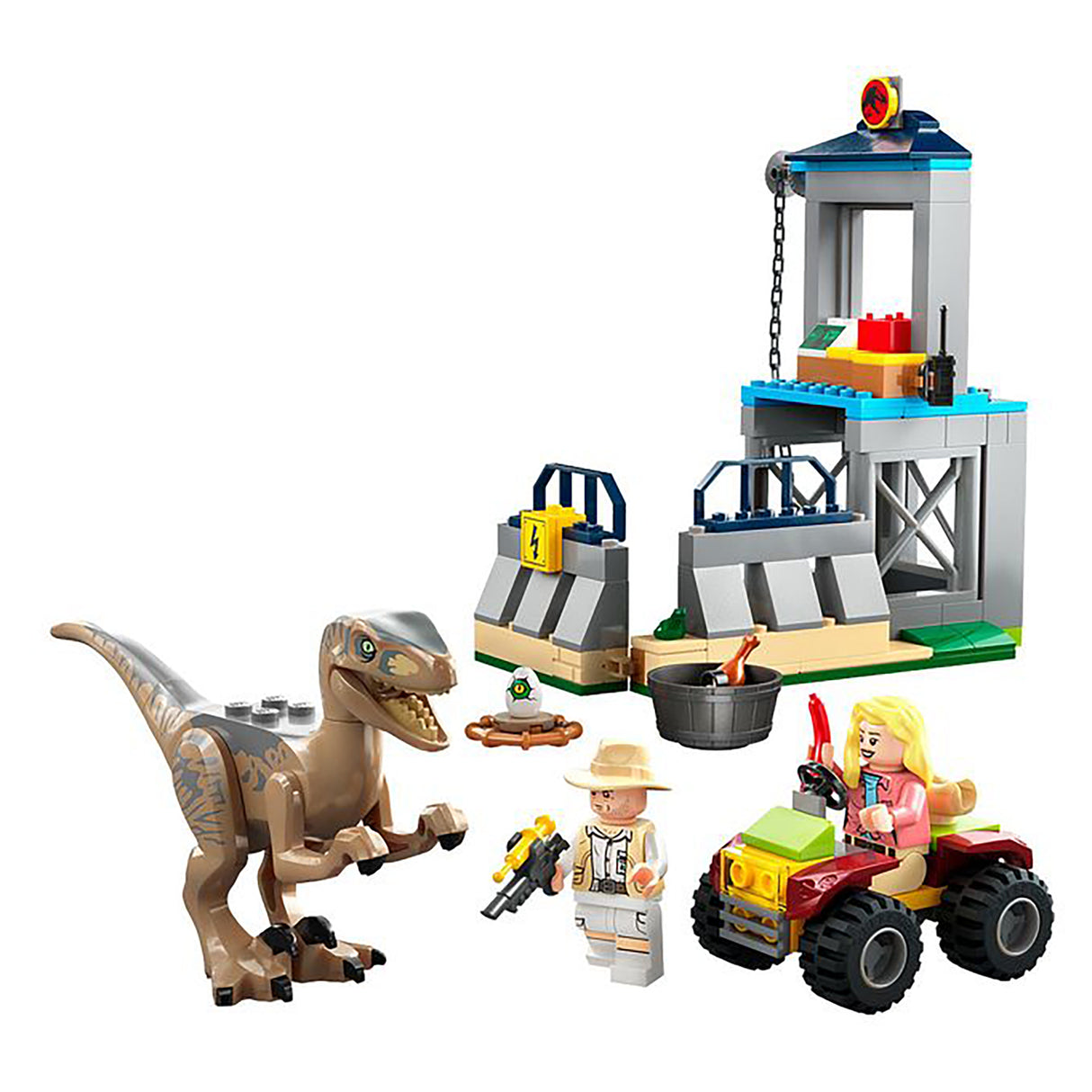 LEGO Jurassic Park Velociraptor Escape 76957 (137 pieces)