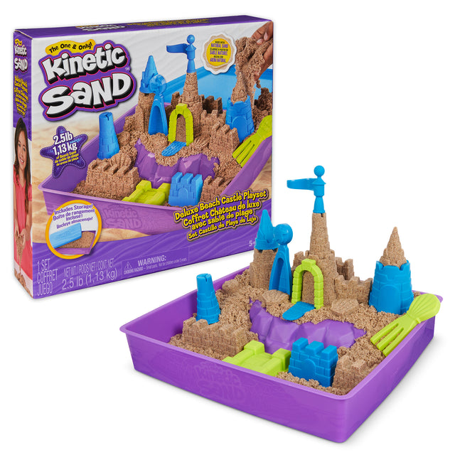 Kinetic Sand Deluxe Beach Castle Playset S24