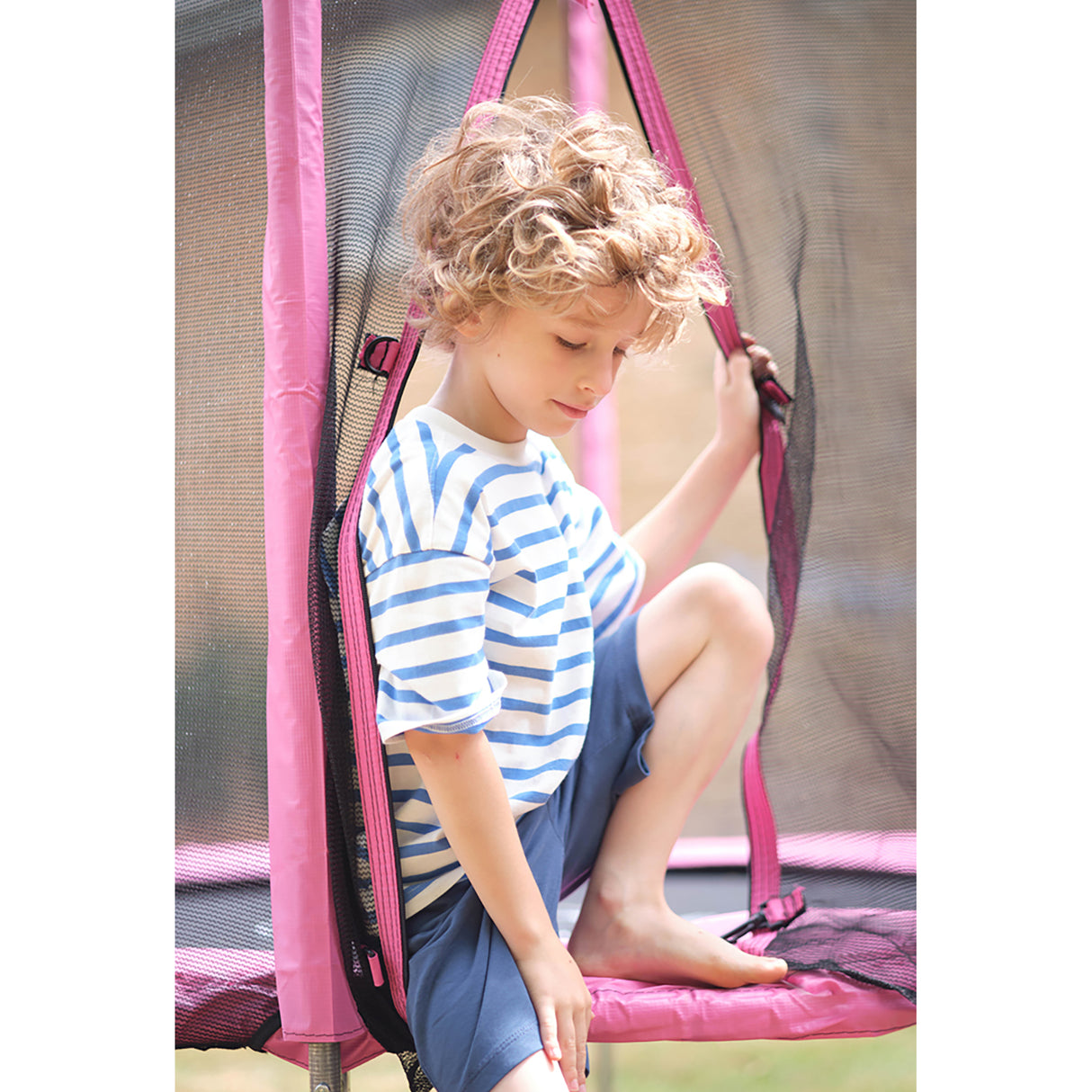 Plum Junior Trampoline, Pink (6 ft)