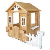 Lifespan Kids Teddy Cubby House in Natural Timber (V2) with Floor, Natural Timber