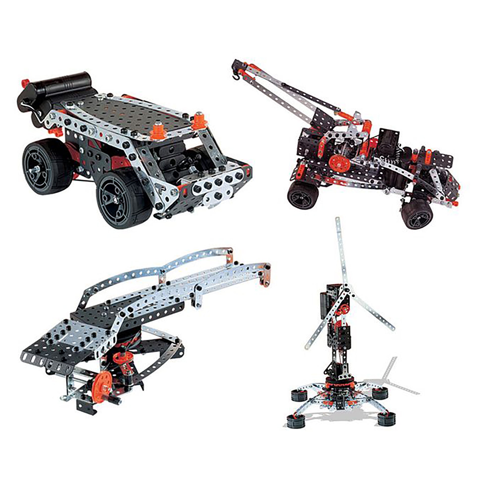 Meccano Junior 16214 25-In-1 Super Construction Set In Case