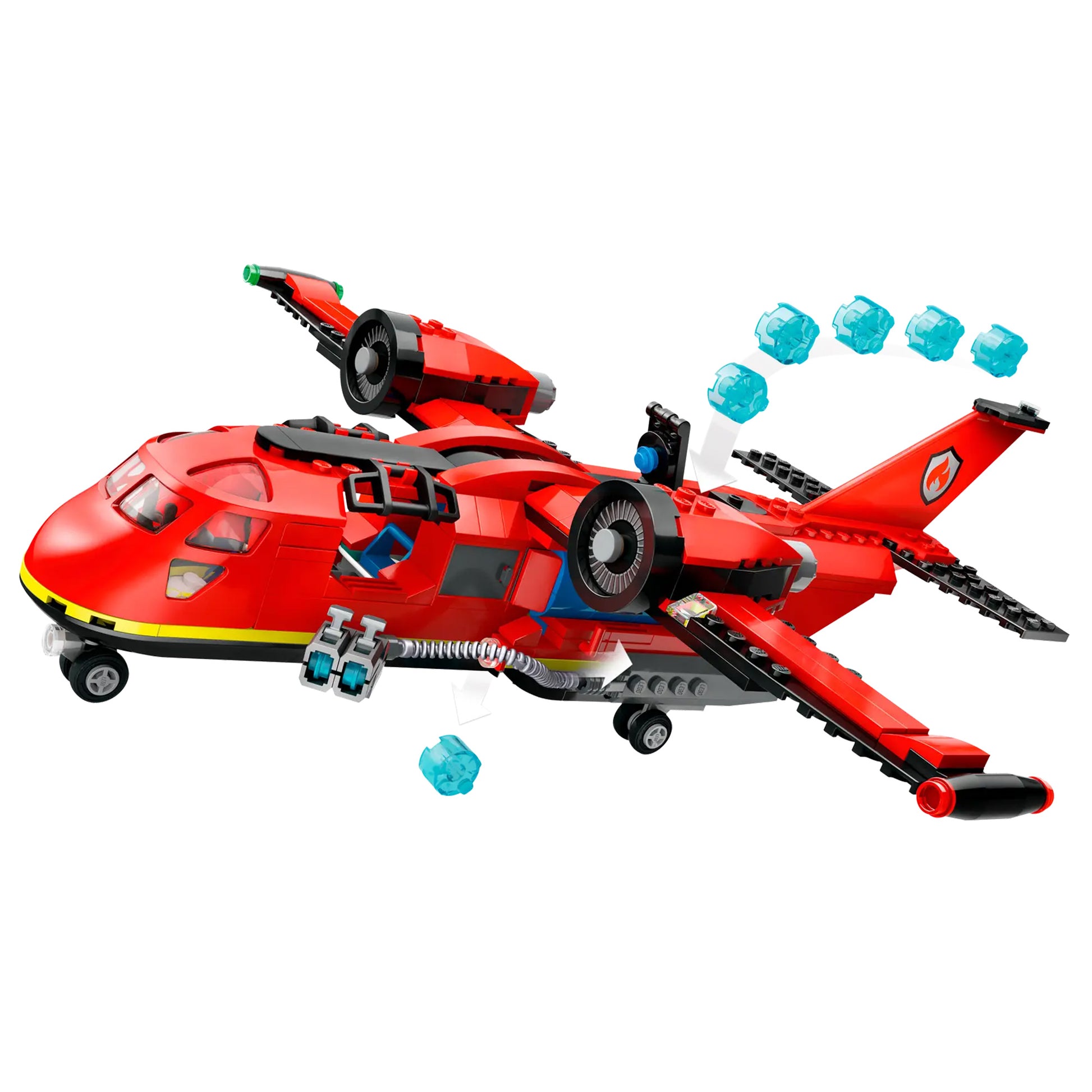 LEGO City Fire Rescue Plane 60413, (478-pieces)