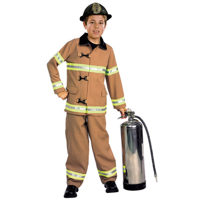 Fire Fighter Deluxe Child Costume