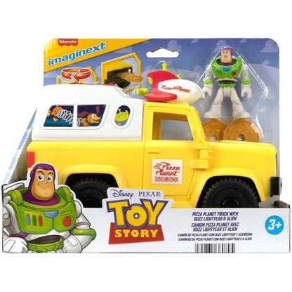 Imaginext Toy Story Pizza Planet Truck With Buzz Lightyear Alien Playset