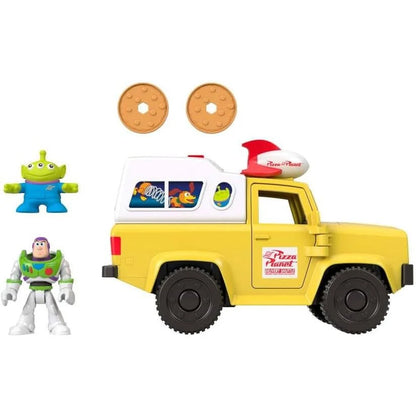 Imaginext Toy Story Pizza Planet Truck With Buzz Lightyear Alien Playset