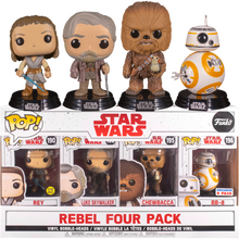 Funko Star Wars The Last Jedi Rebel Four Pack Pop! 4 Pack