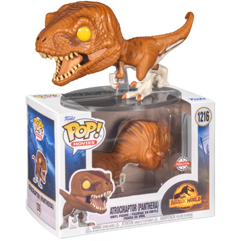 Funko Jurassic World 3 Atrociraptor Panthera Pop!