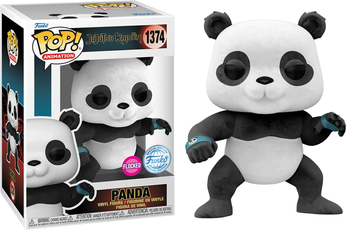 Funko Jujutsu Kaisen - Panda US Exclusive Flocked Pop!