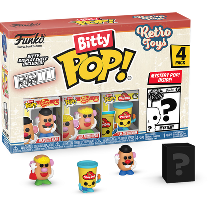 Funko Retro Mr. Potato Head Bitty Pop! 4PK