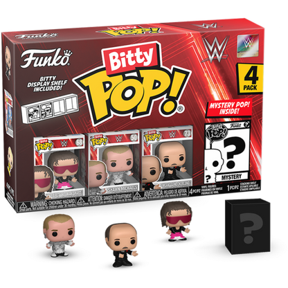 Funko WWE Bret Hart Bitty Pop! 4PK