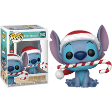 Lilo & Stitch With Candy Cane Holiday Pop! Vinyl Figure