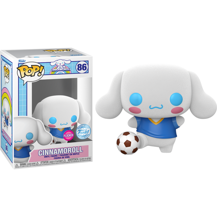 Hello Kitty Cinnamoroll With Soccer Ball FL Pop! RS Vinyl Figure