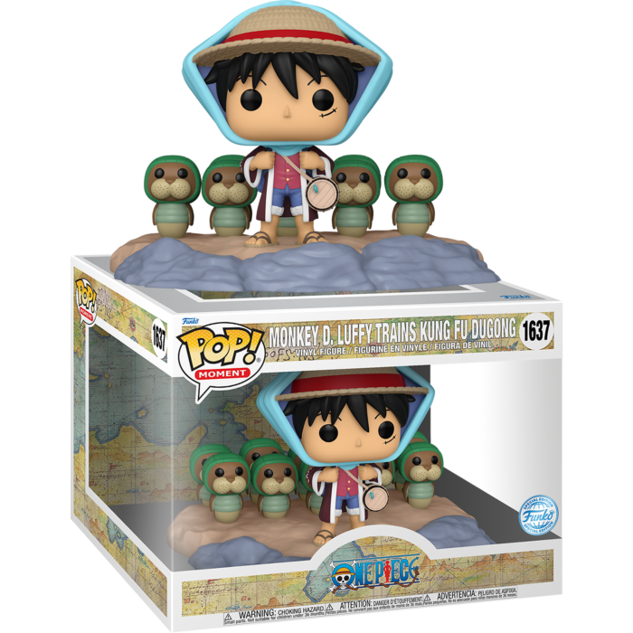 One Piece Luffy Train Kung Fu Dugong Pop! Moment RS Vinyl Figure