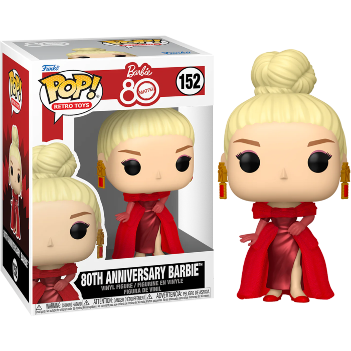 Retro Toys Barbie 80th Anniversary Pop! Vinyl Figure