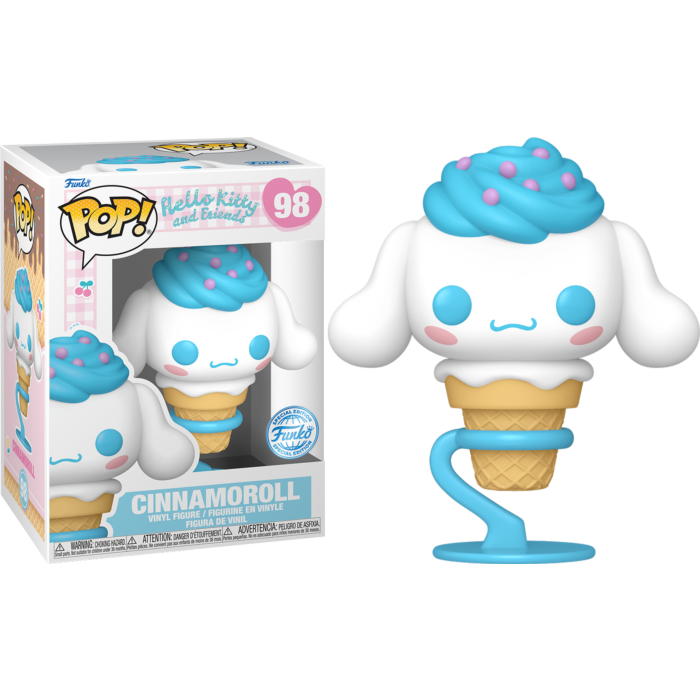 Hello Kitty Cinnamoroll as Ice Cream Cone Pop! RS Vinyl Figure