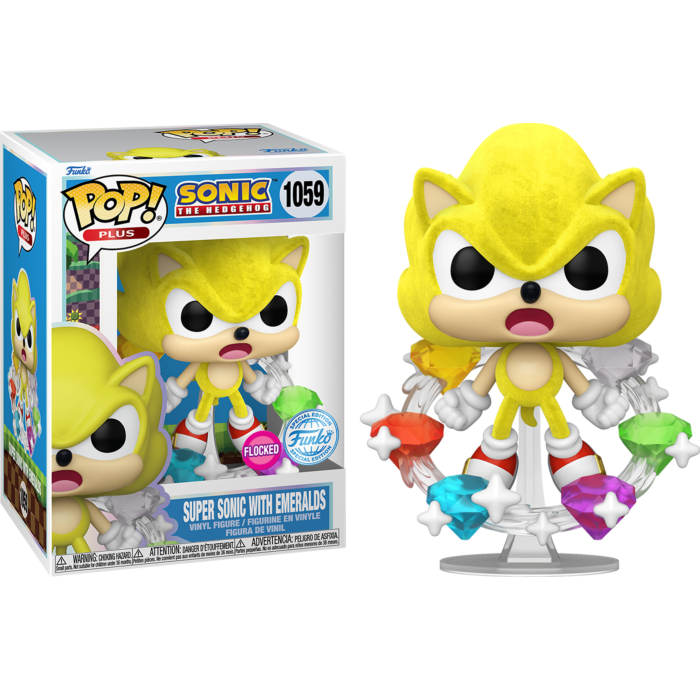 Super Sonic With  Emeralds FL Pop! RS Vinyl Figure