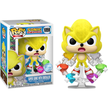 Super Sonic With  Emeralds FL Pop! RS Vinyl Figure