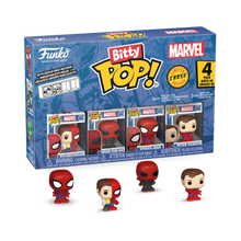 Funko Spider-Man Peter Parker Split Bitty Pop! 4PK