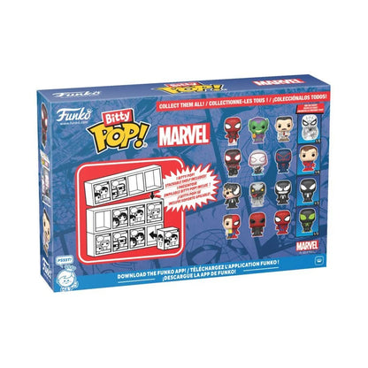 Funko Spider-Man Peter Parker Split Bitty Pop! 4PK