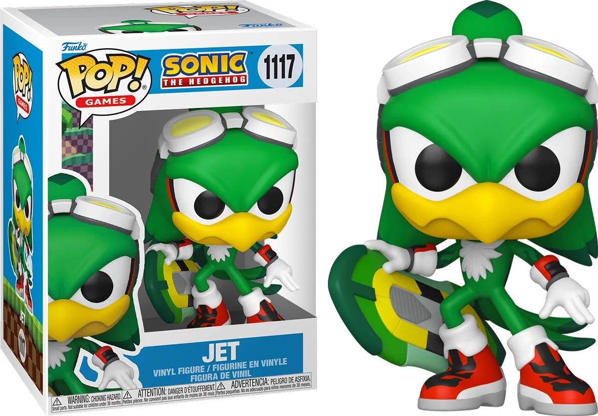 Sonic Jet the Hawk w/Board Pop! Vinyl Figure