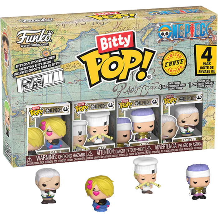One Piece Sanji Bitty Pop! 4PK Vinyl Figure