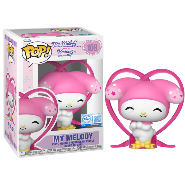 Hello Kitty My Melody With Ribbon Pop! RS Vinyl Figure