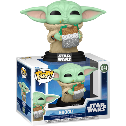 Mandalorian & Grogu 2026 Grogu With Food Pop!