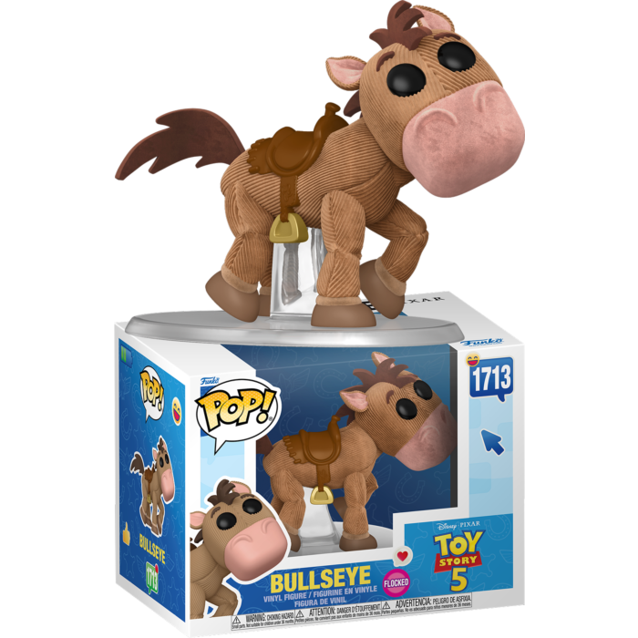Toy Story 5 Bullseye Flocked US Exclusive Pop! Premium – Toys