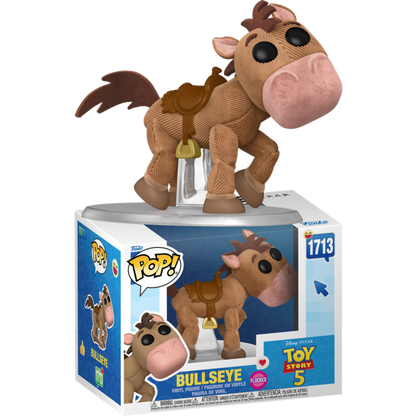 Toy Story 5 Bullseye Flocked US Exclusive Pop! Premium