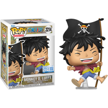 Funko One Piece Luffy D. Luffy (with Flag) US Exclusive Pop! Vinyl [RS]